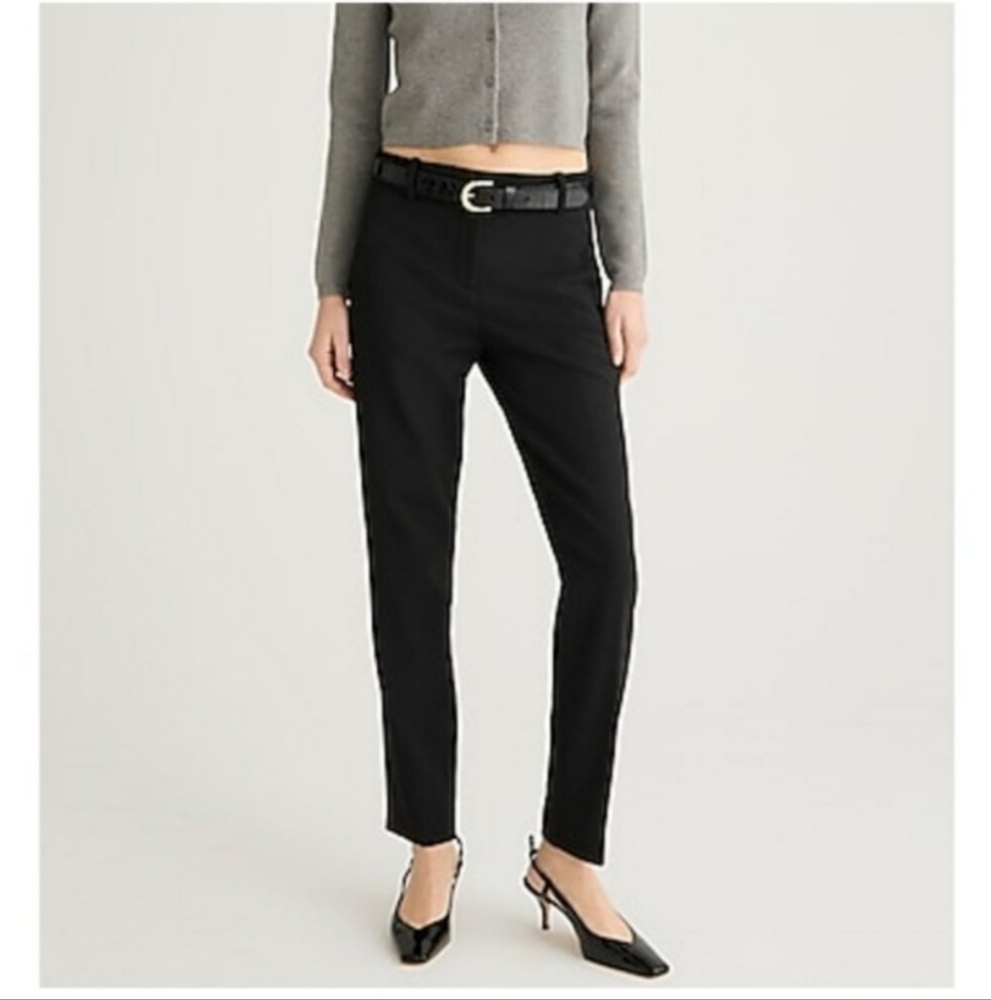 J. Crew Cameron High Rise Black Pants Size 10 Business Office Work